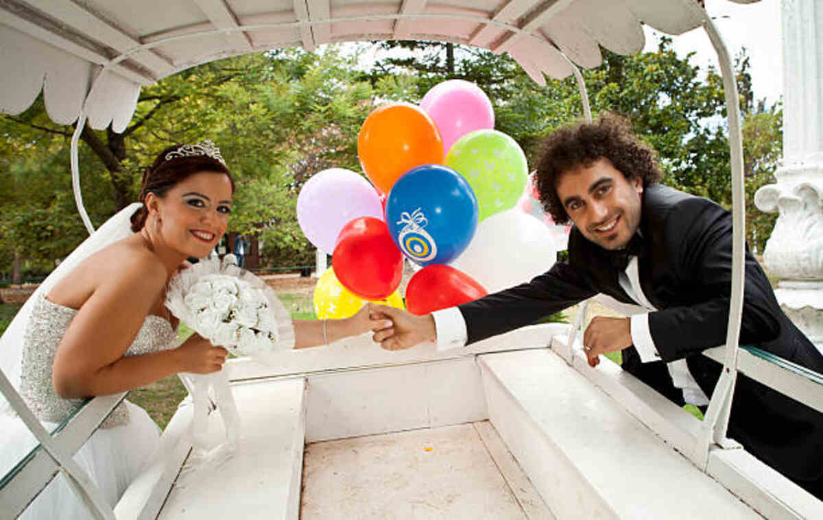 Fun With a Wedding Bounce House