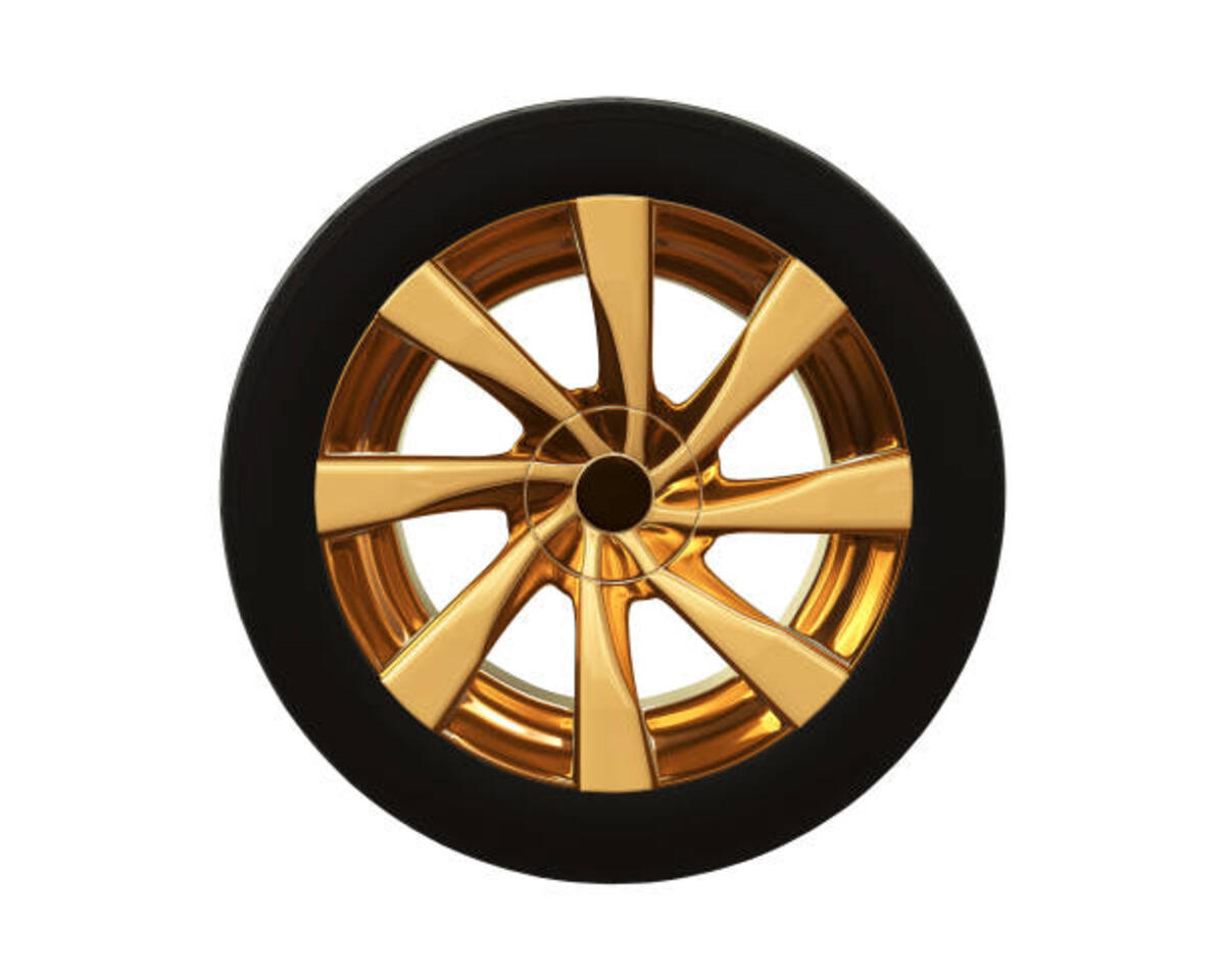 Bronze Wheels for Your White Car